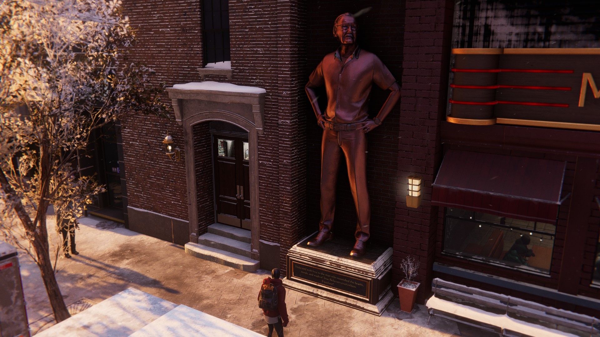 Hrdina, bez ktorého by pavúči hrdina nevznikol je poctený sochou v Upper West Side (Foto: Spider-Man Miles Morales)