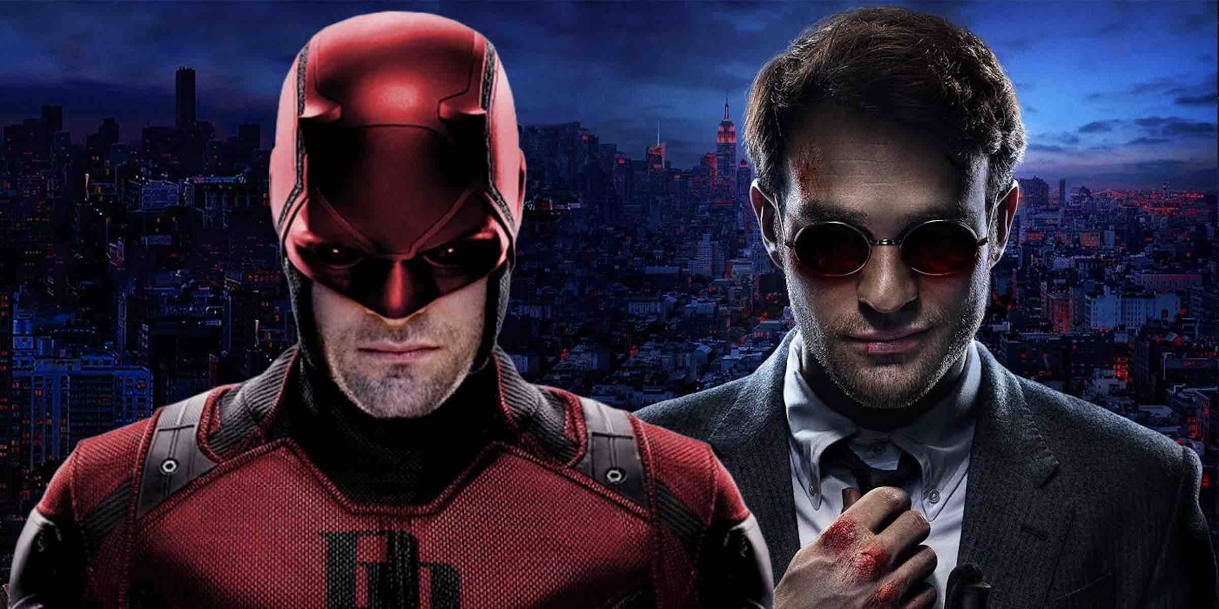 Charlie Cox a jeho alter ego Daredevil (Foto: filmdaily.co)