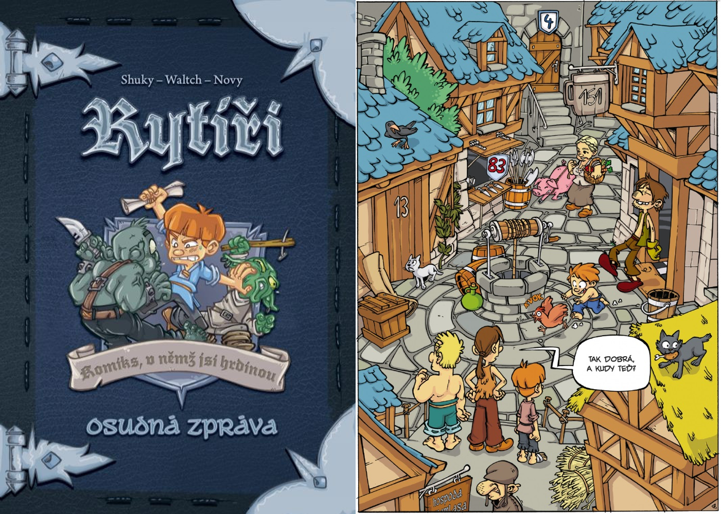 Zaujímavo spracovaná hra vo forme komiksu (Foto: deskoland.cz)
